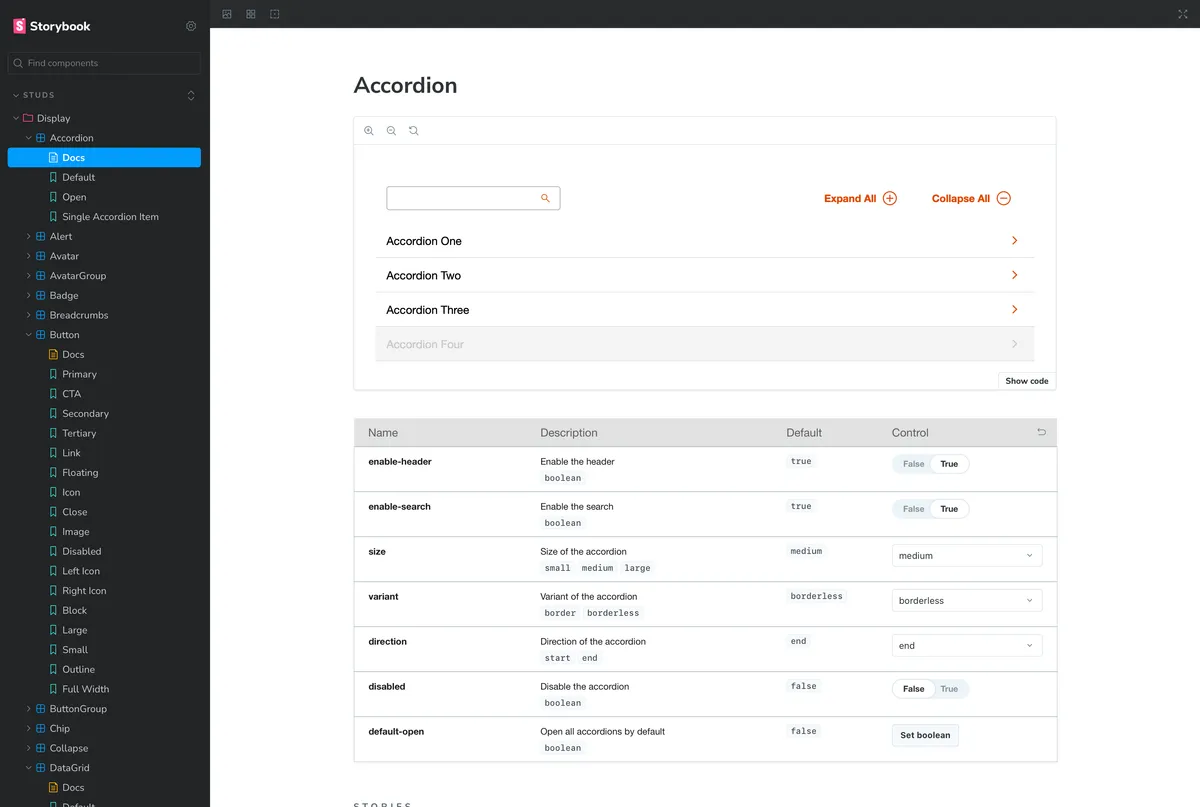 SST Web Component Design System