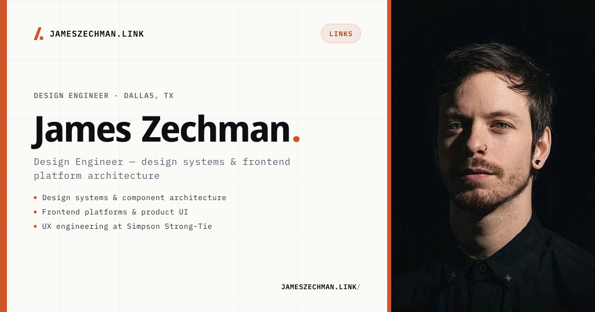 James Zechman links Open Graph card